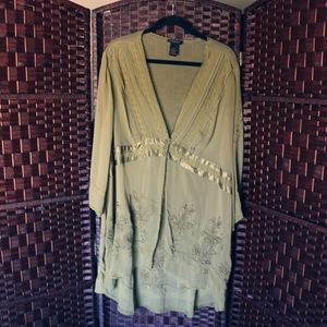 Plus Size Blouse/Cardigan